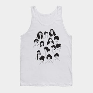 Ladies and antique hairstyles Tank Top